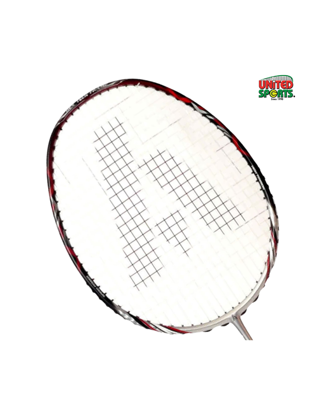 ASHAWAY Badminton Racket Super Light 7 HEX – Silver / Red