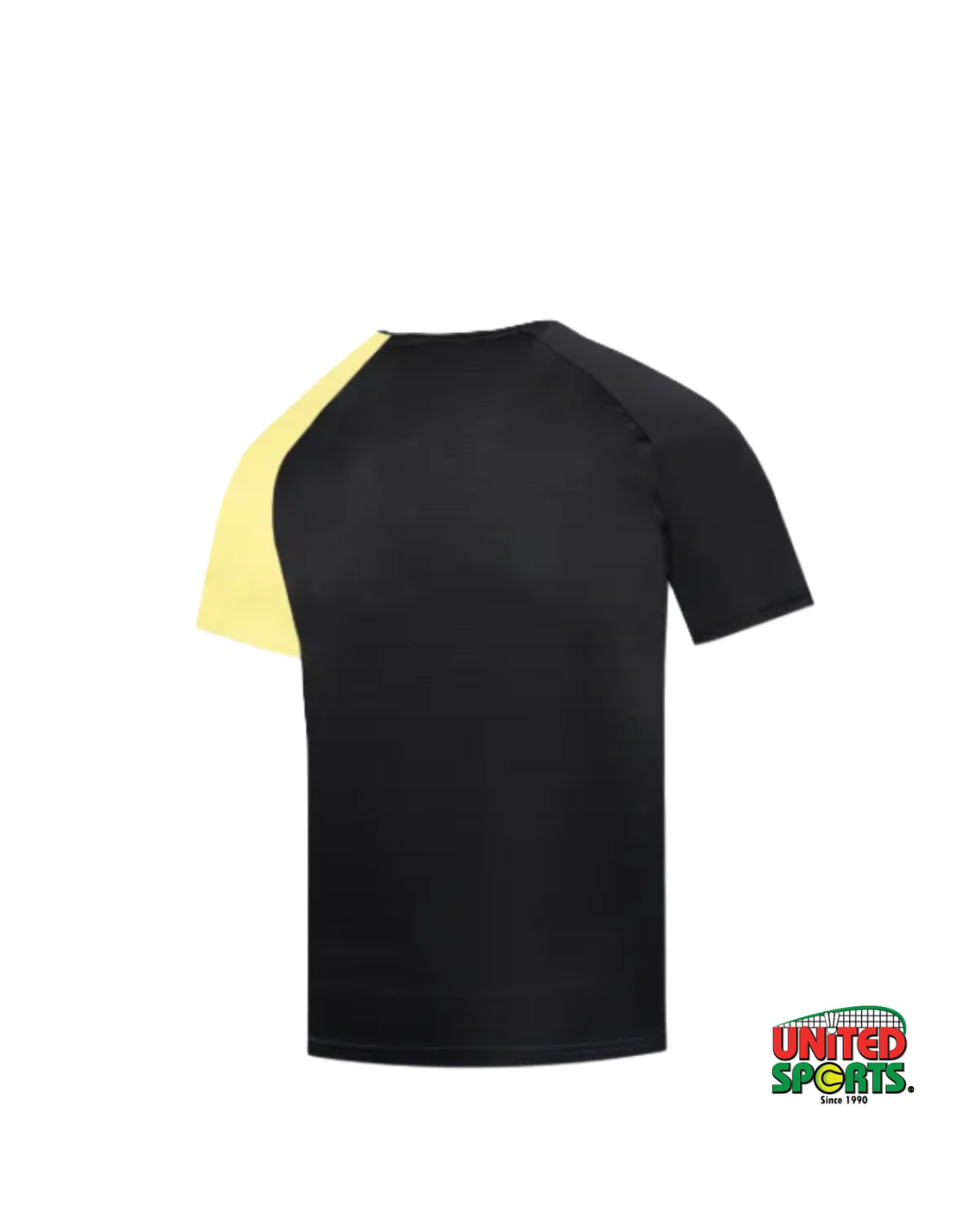 Yonex Collarless T-Shirt (Jet Black / Sulphur Spring)