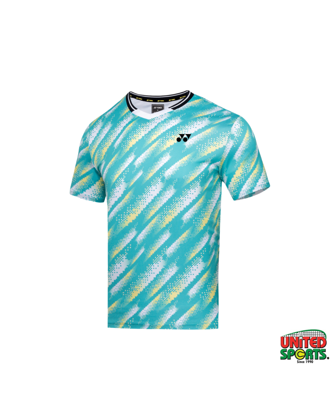 YONEX Collarless T-Shirt (Turquoise)
