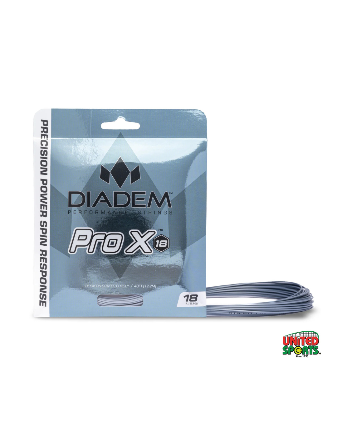 Diadem Solstice Blue Pro X 16L Tennis String Set