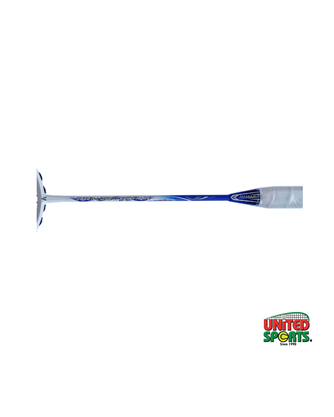 ASHAWAY Badminton Racket Super Light 11 HEX – White / Blue