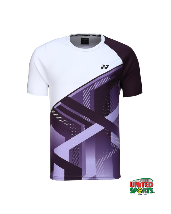 Yonex Collarless T-Shirt (White / Future Dust)