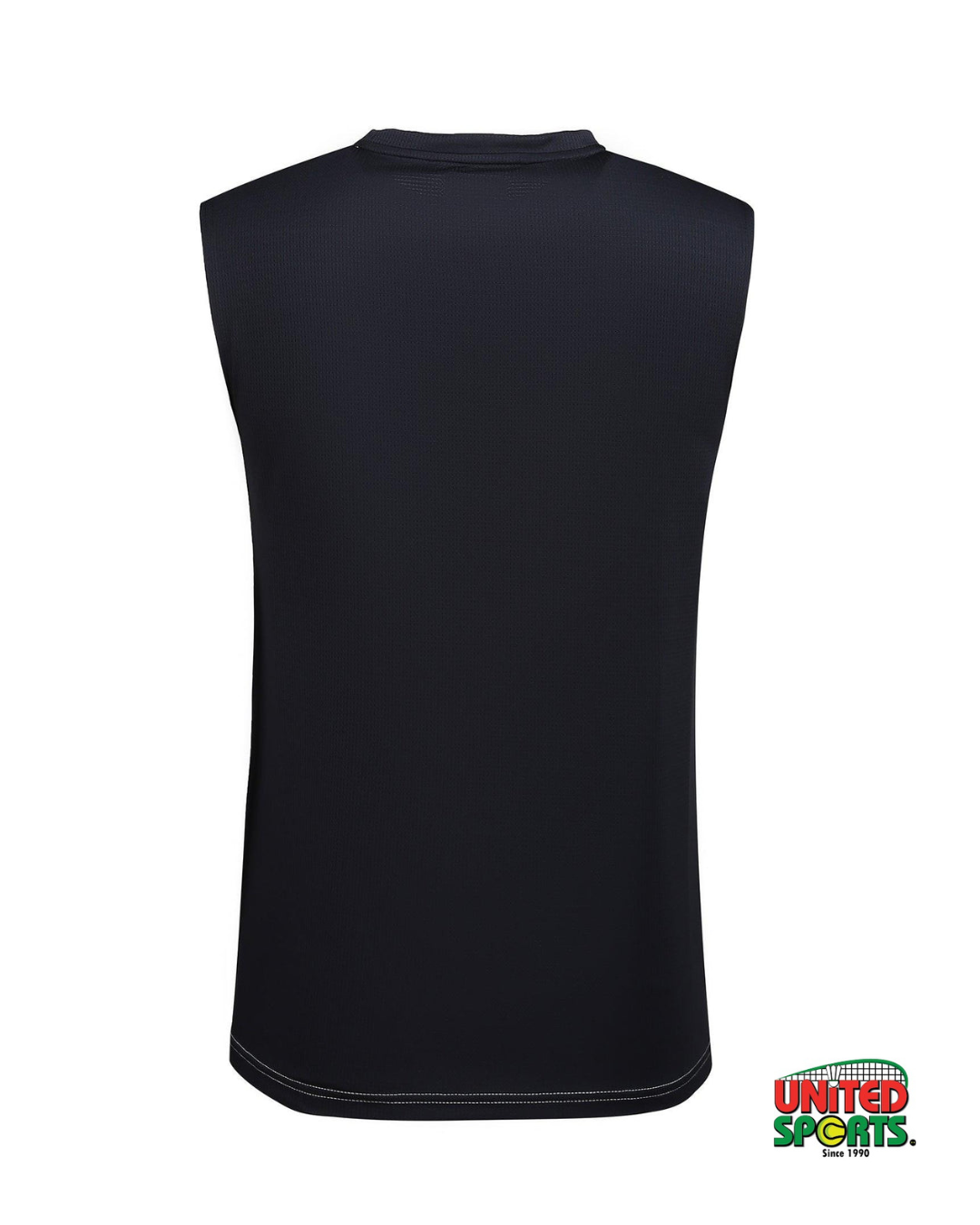YONEX Sleeveless Collarless T-Shirt (Jet Black)