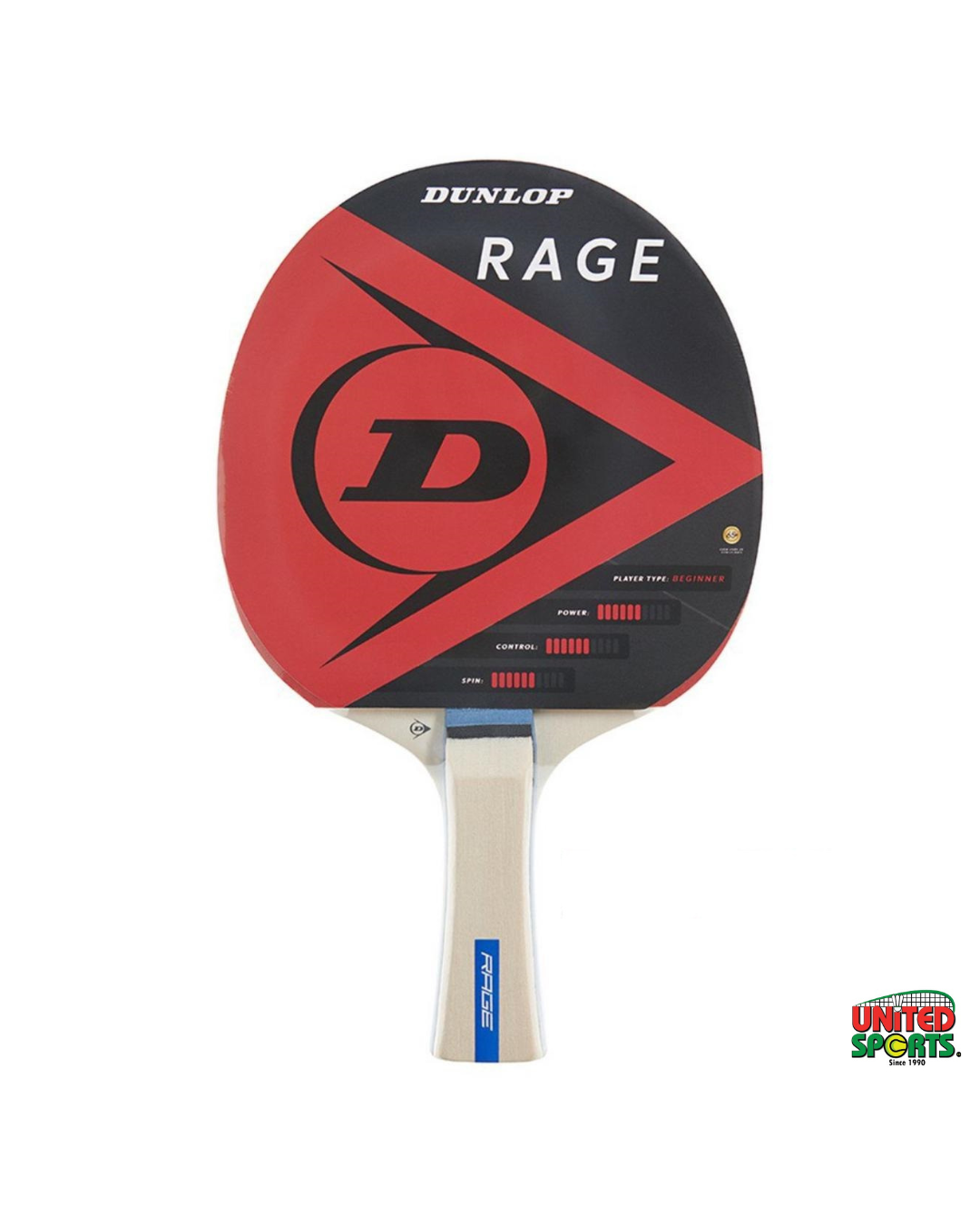 DUNLOP Rage Table Tennis Racket