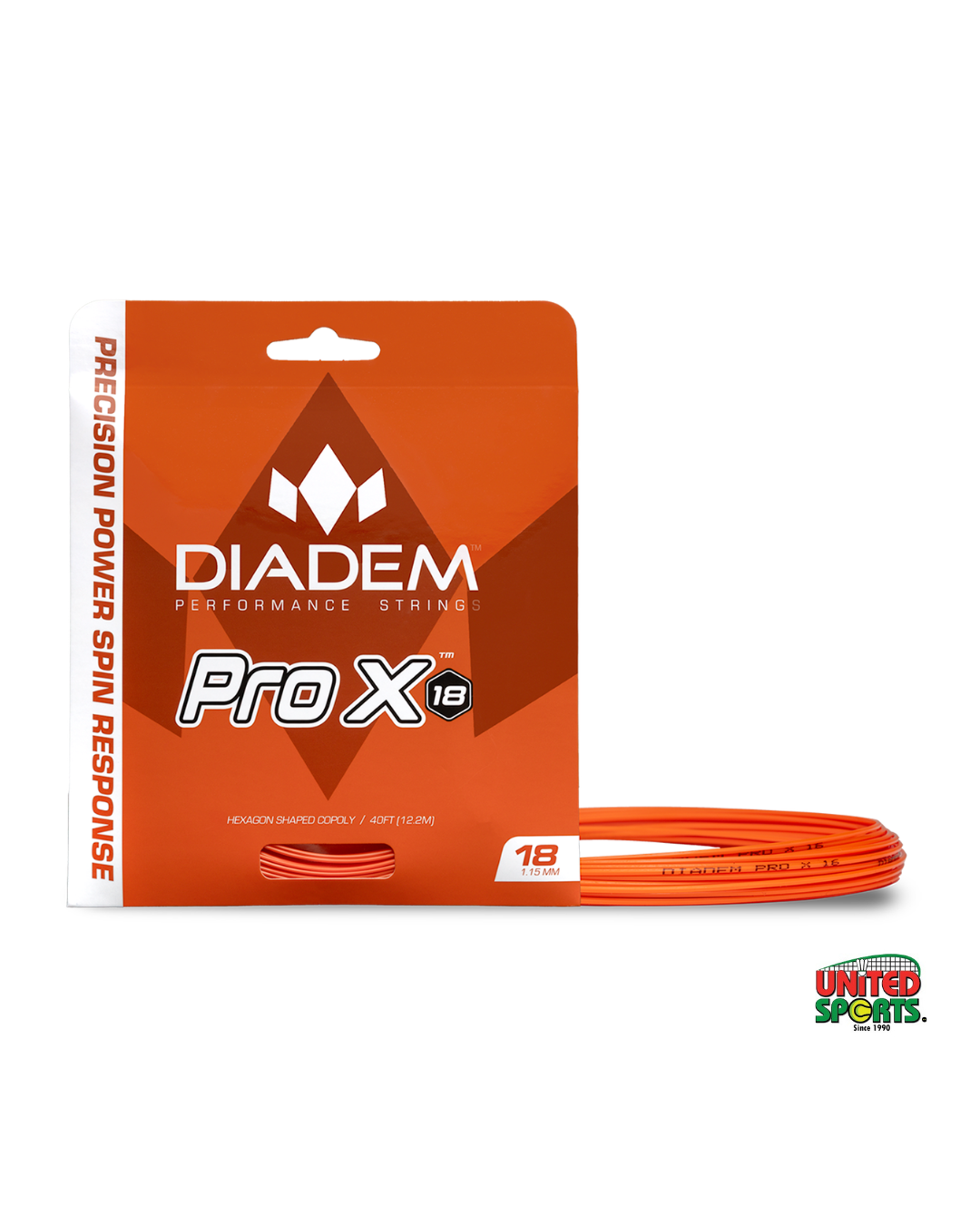 Diadem Solstice Blue Pro X 16L Tennis String Set