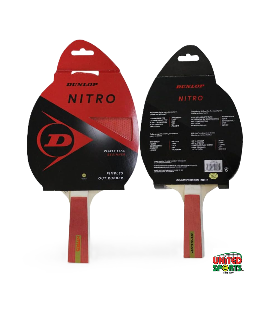 DUNLOP Table Tennis Racket Nitro