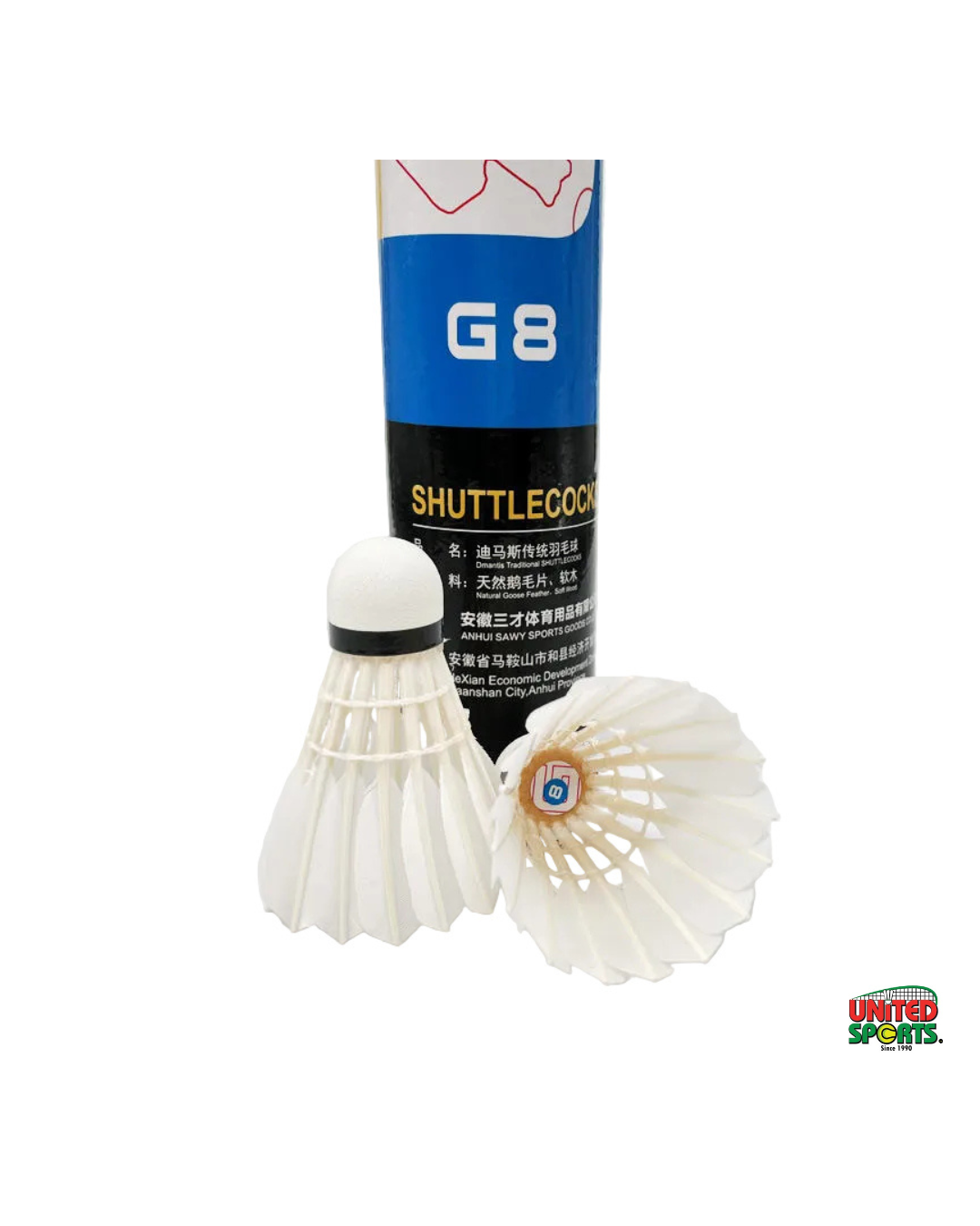DMANTIS G8 Shuttlecock (Feather Badminton Shuttle)
