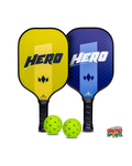 DIADEM Pickleball Paddle Starter Kit (2 Paddles, 2 Balls & Carry Cover)