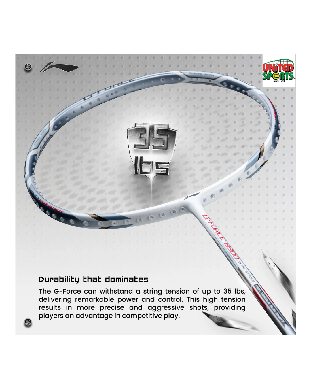 LI-NING G-Force 8900 Badminton Racket