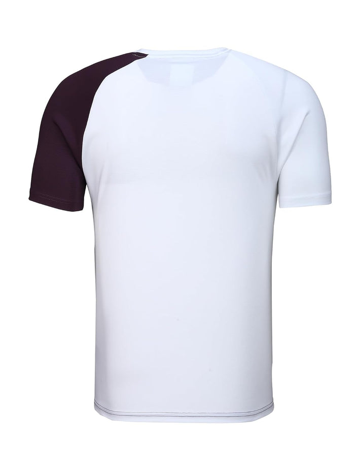 Yonex Collarless T-Shirt (White / Future Dust) - image 2