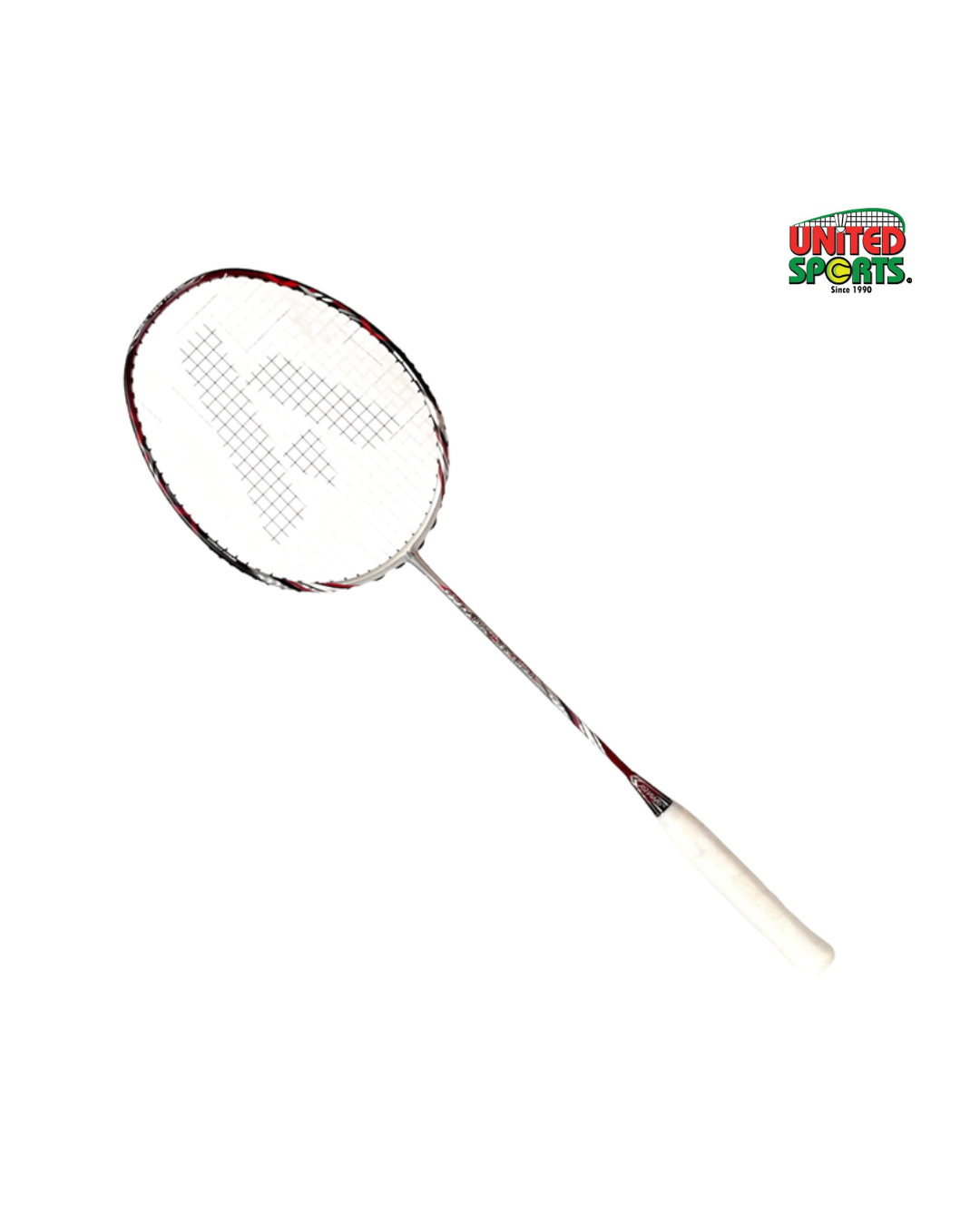 ASHAWAY Badminton Racket Super Light 7 HEX – Silver / Red