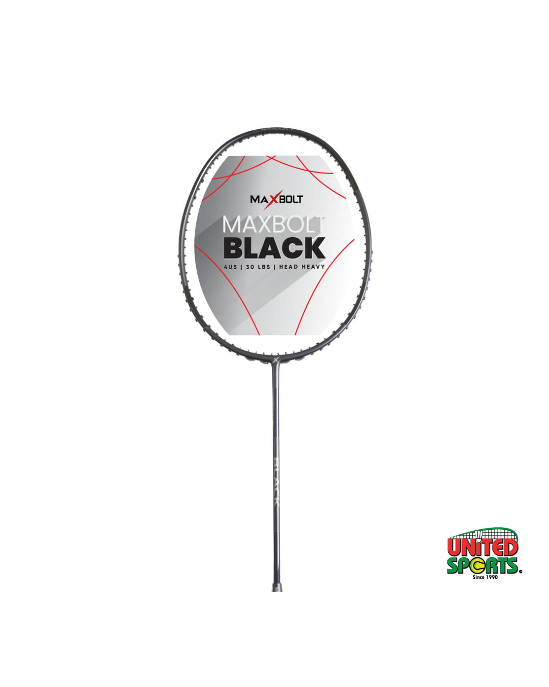 MAXBOLT Badminton Racket Amour Black