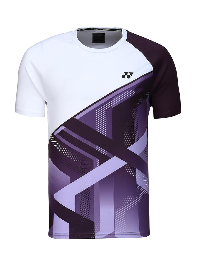 Yonex Collarless T-Shirt (White / Future Dust)