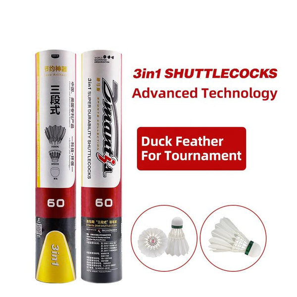 DMANTIS D60 Shuttlecock (Badminton Feather Shuttle)