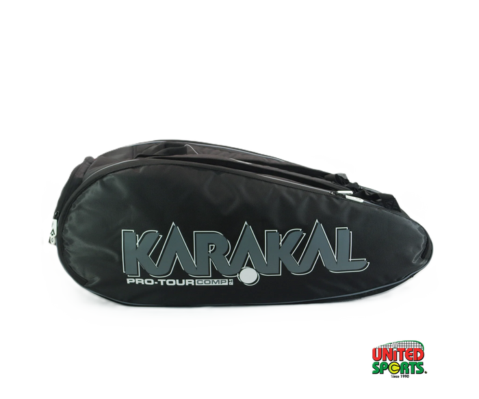 KARAKAL Pro Tour Comp 2.1 9 Racket Squash Bag - Black
