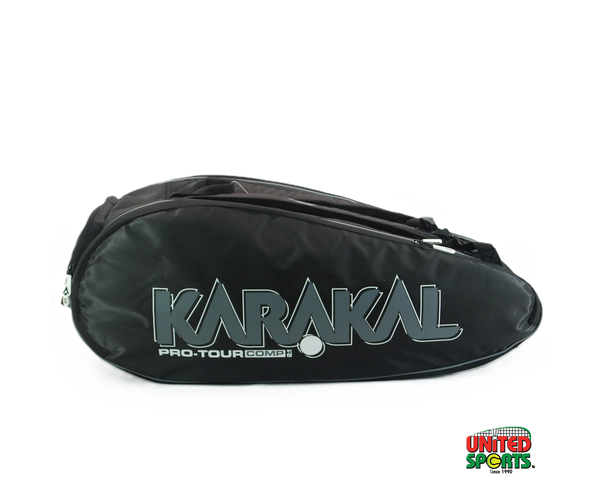 KARAKAL Pro Tour Comp 2.1 9 Racket Squash Bag - Black – image 1