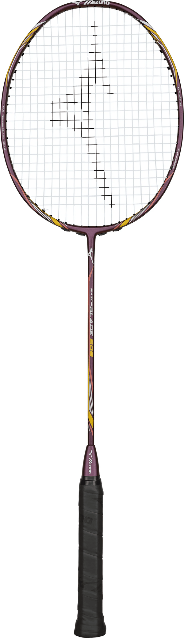 MIZUNO Badminton Racket RazorBlade 509 – Purple & Orange – image 1