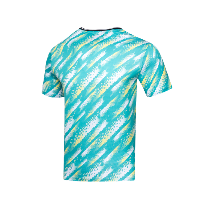 YONEX Collarless T-Shirt (Turquoise) - image 2