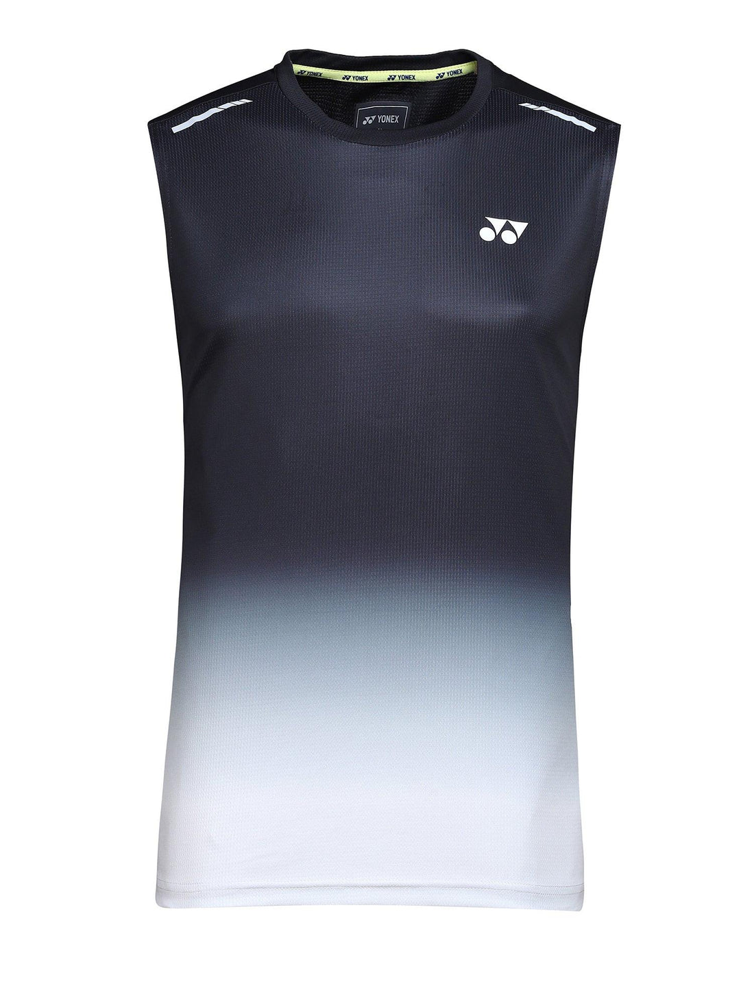 YONEX Sleeveless Collarless T-Shirt (Jet Black)