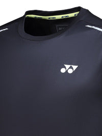 YONEX Sleeveless Collarless T-Shirt (Jet Black)