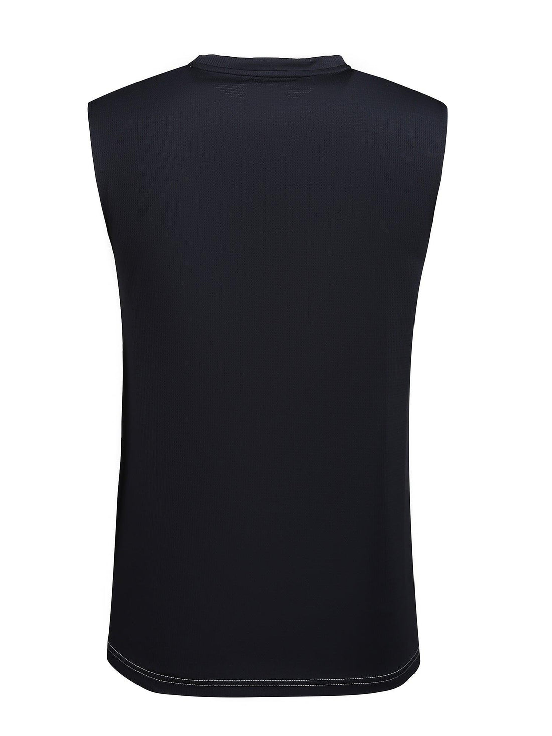 YONEX Sleeveless Collarless T-Shirt (Jet Black)
