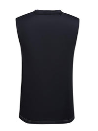 YONEX Sleeveless Collarless T-Shirt (Jet Black)