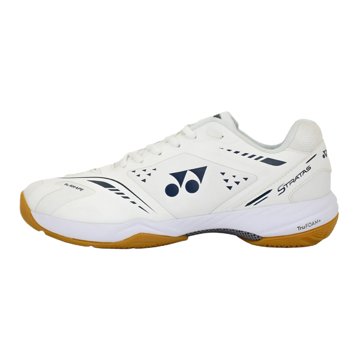 YONEX Stratas Badminton Shoes – White / Dark Indigo  (🟩Arrival-soon 🟩)