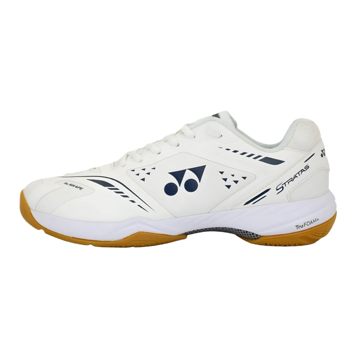 YONEX Stratas Badminton Shoes – White / Dark Indigo  (🟩Arrival-soon 🟩) - image 2