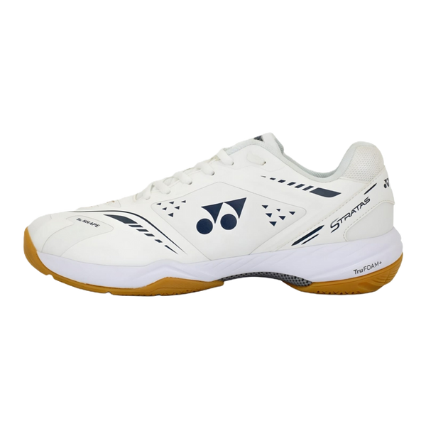 YONEX Stratas Badminton Shoes – White / Dark Indigo  (🟩Arrival-soon 🟩) – image 2