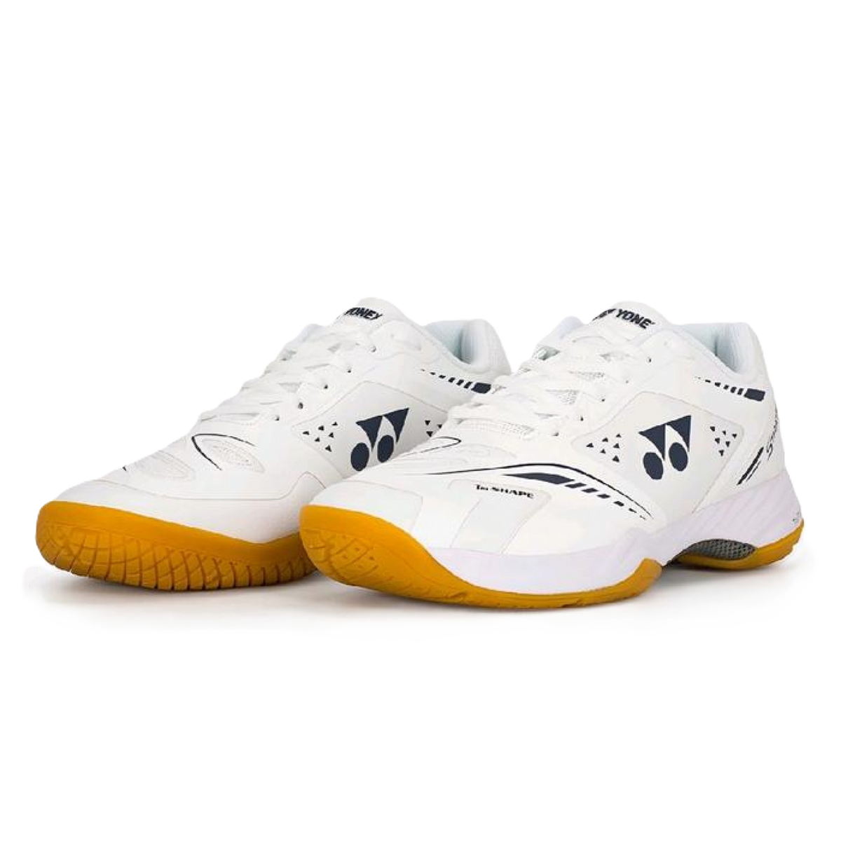YONEX Stratas Badminton Shoes – White / Dark Indigo  (🟩Arrival-soon 🟩)