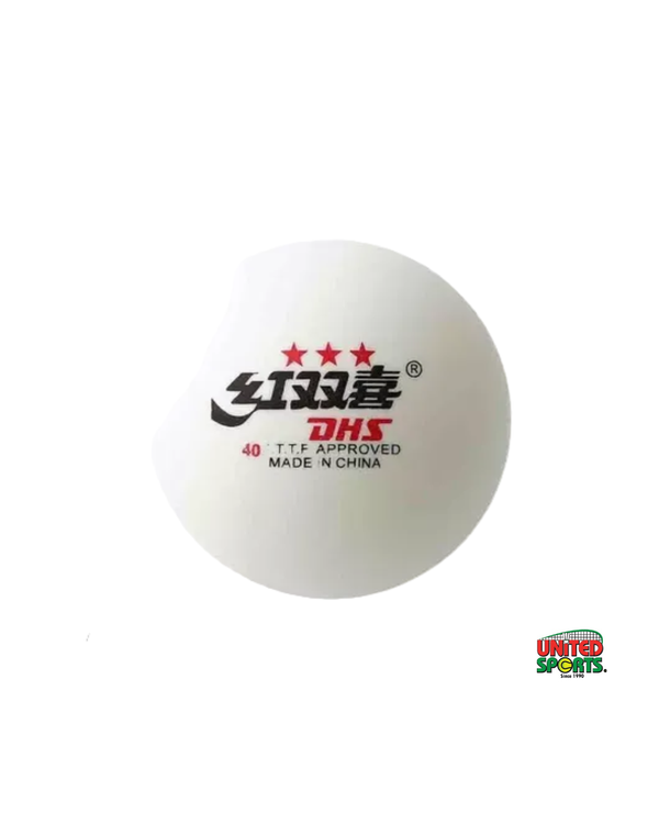 DHS Olympic Games Table Tennis Balls – 3 Balls in Pack (WHITE) – image 2