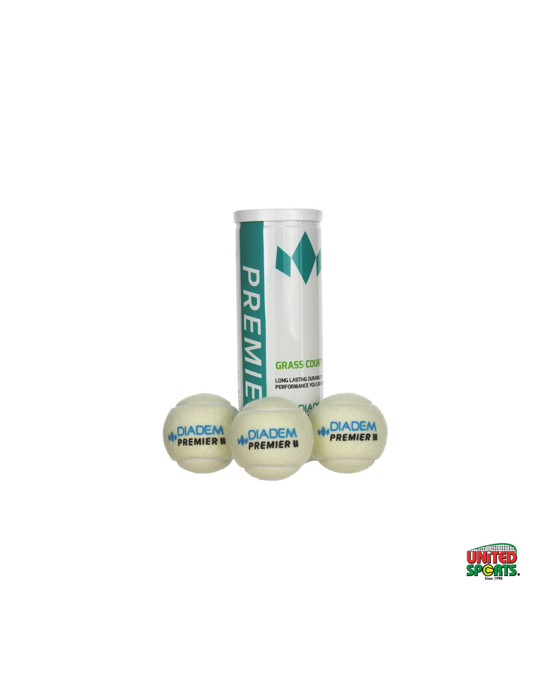 Diadem Grass Court Tennis Ball – 3 Ball Can