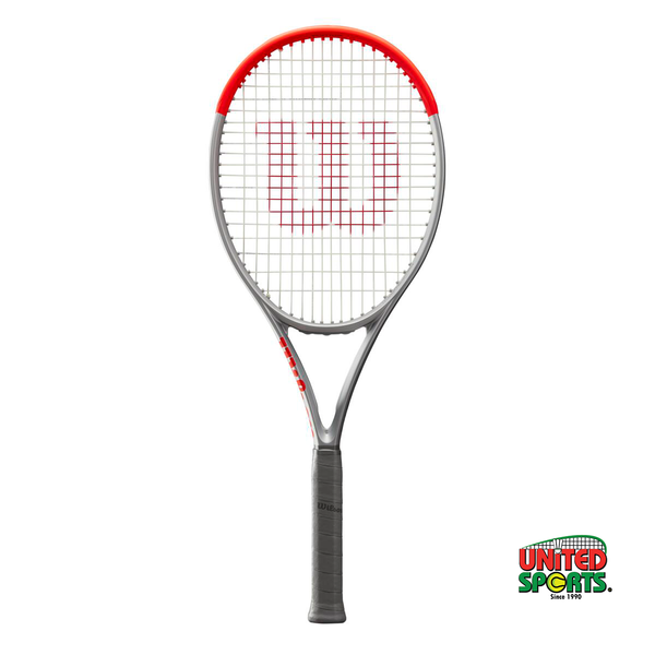 WILSON Clash 100L Tennis Racket SILVER – image 1