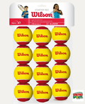 WILSON Kids Tennis Balls (Green & Red)