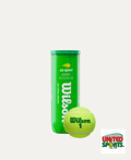 WILSON US Open Green Tournament Tennis Ball (3 in Can)